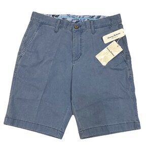 Tommy Bahama Mens Size 30 Port Side Blue Stretch 10” inseam Boracay Chino Short